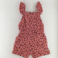 Joe Fresh Baby Romper 12-18m Pink Leopard Print