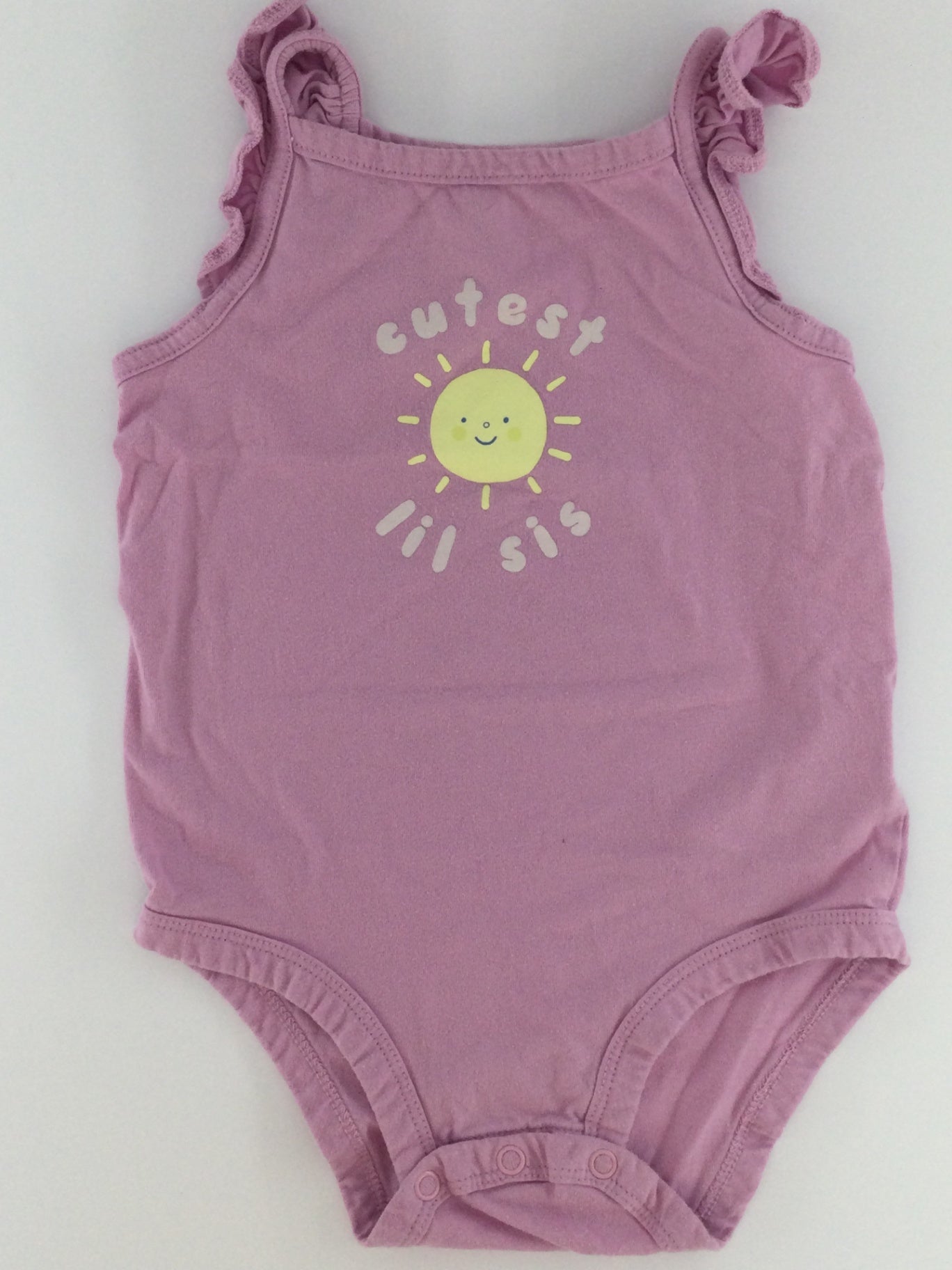Carter's Baby Bodysuit 12-18m Purple Sunshine