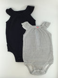 Simple Joys Baby Bodysuit 12-18m Black and White