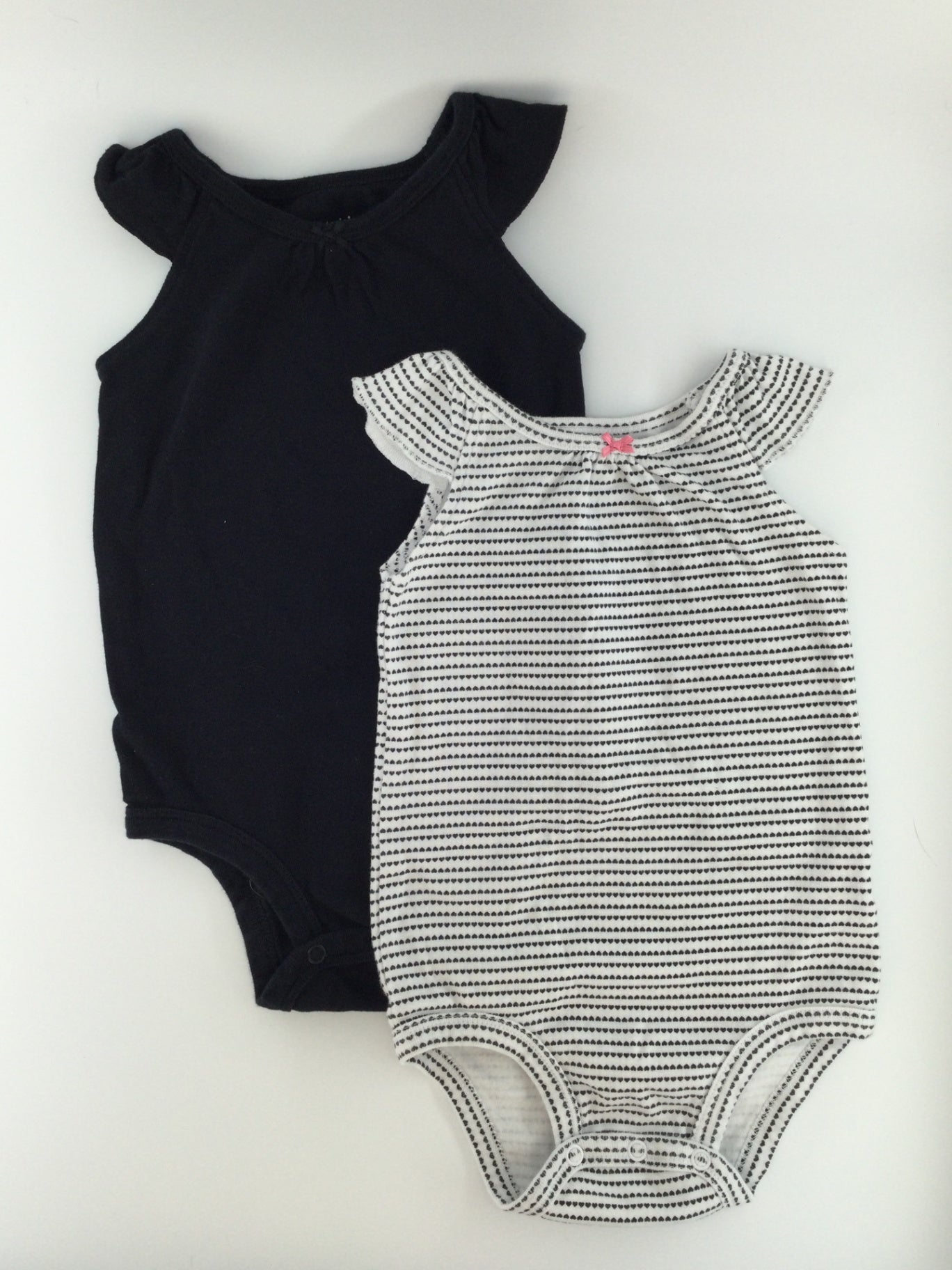 Simple Joys Baby Bodysuit 12-18m Black and White