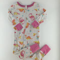 Kids Headquarters Baby Sleeper 12-18m White w/ Dinosaurs