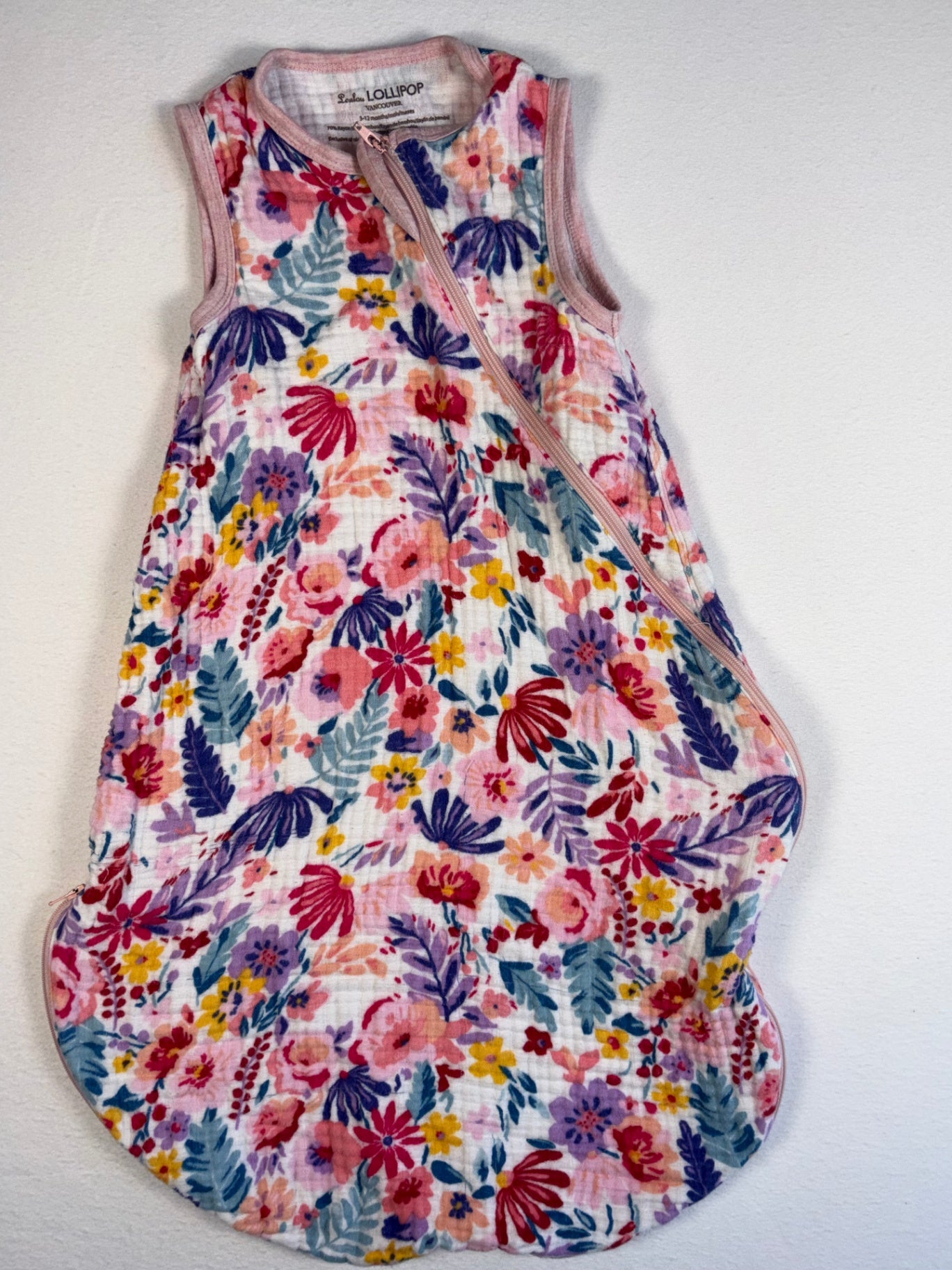 Loulou Lollipop Sleep Sack 3-12m Floral