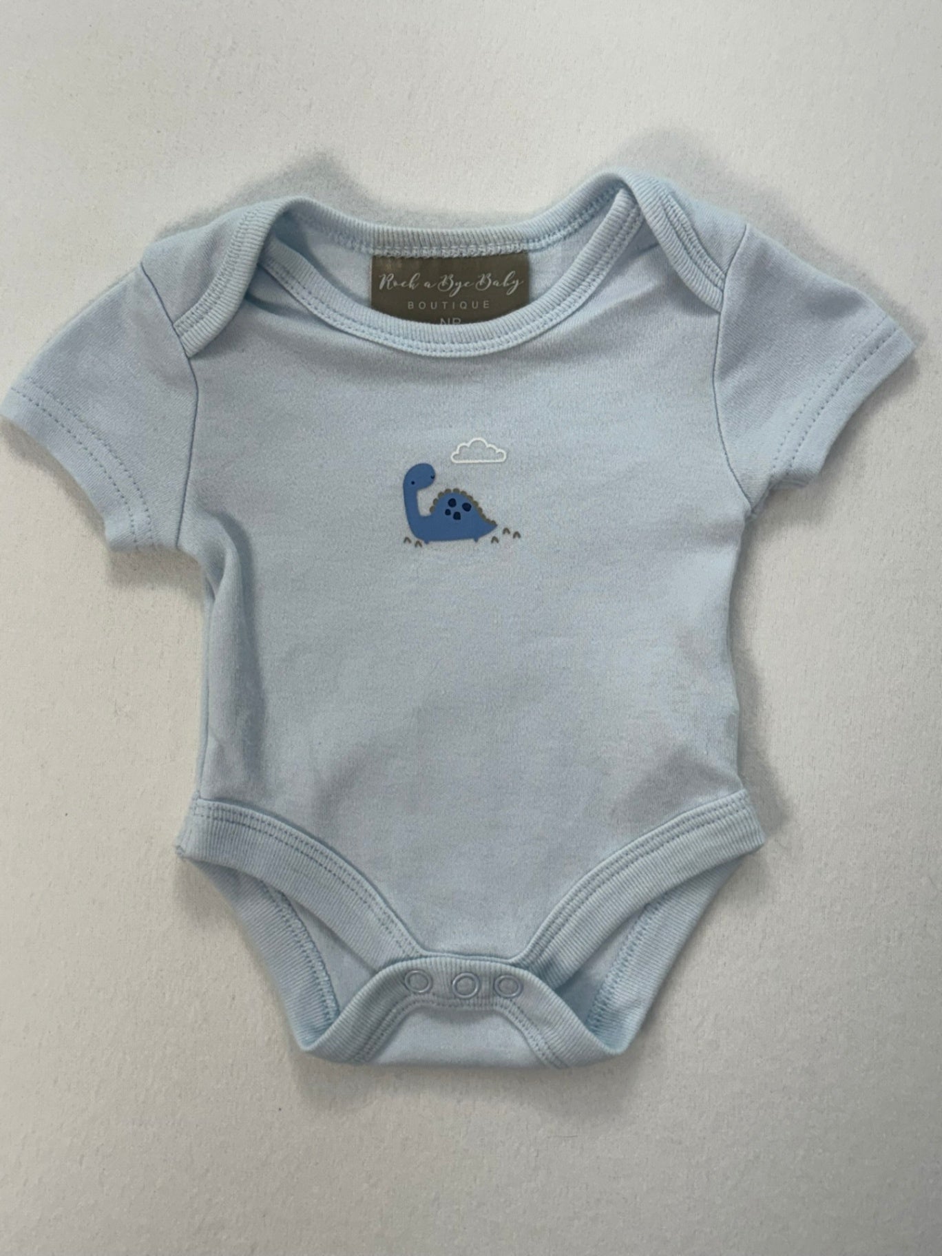 Rock a Bye Baby Boutique Bodysuit Newborn Light blue