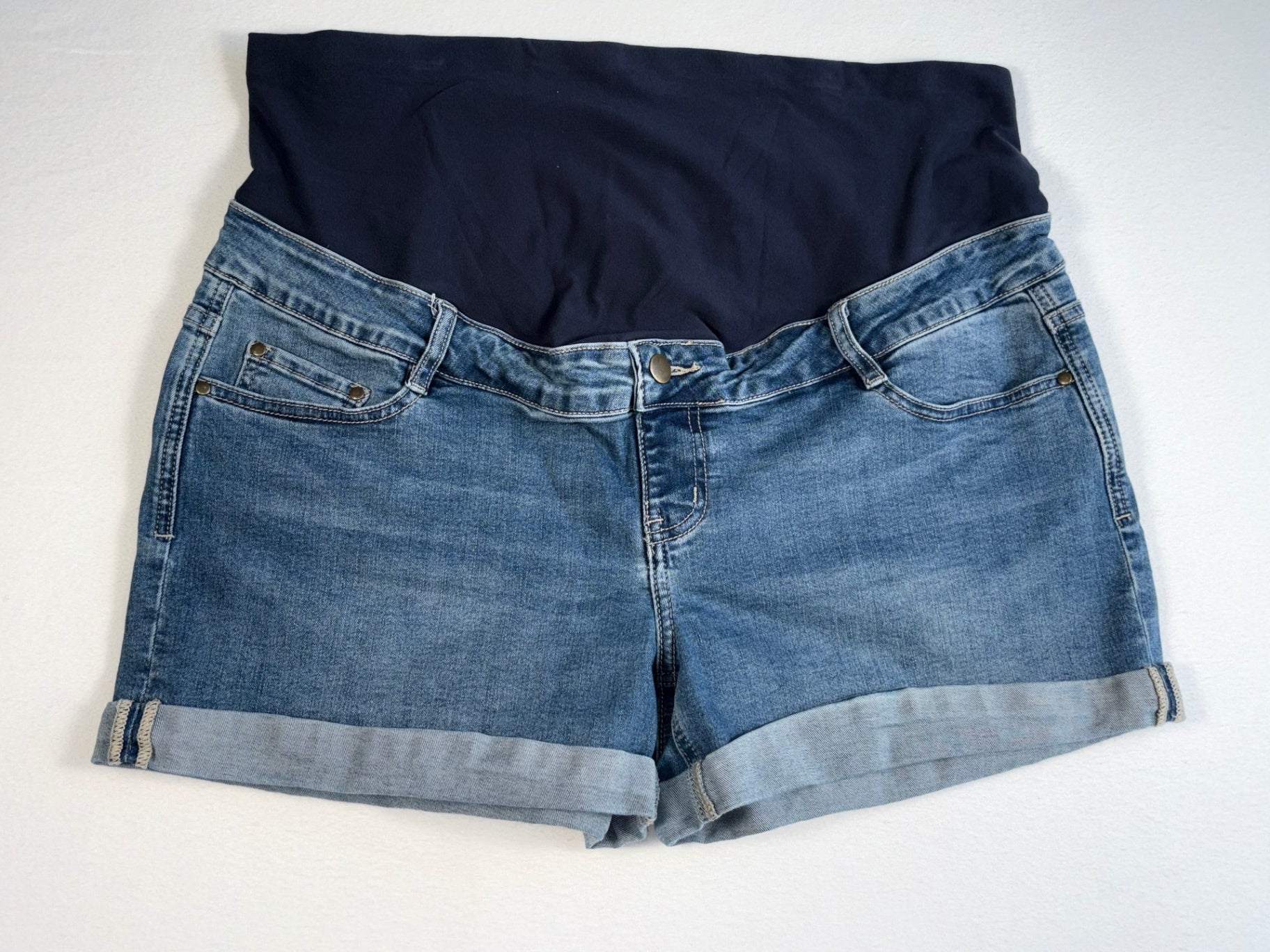 Ripe Maternity Shorts XL Blue