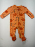 Just One You Sleeper 0-3m Orange w/ Crabs