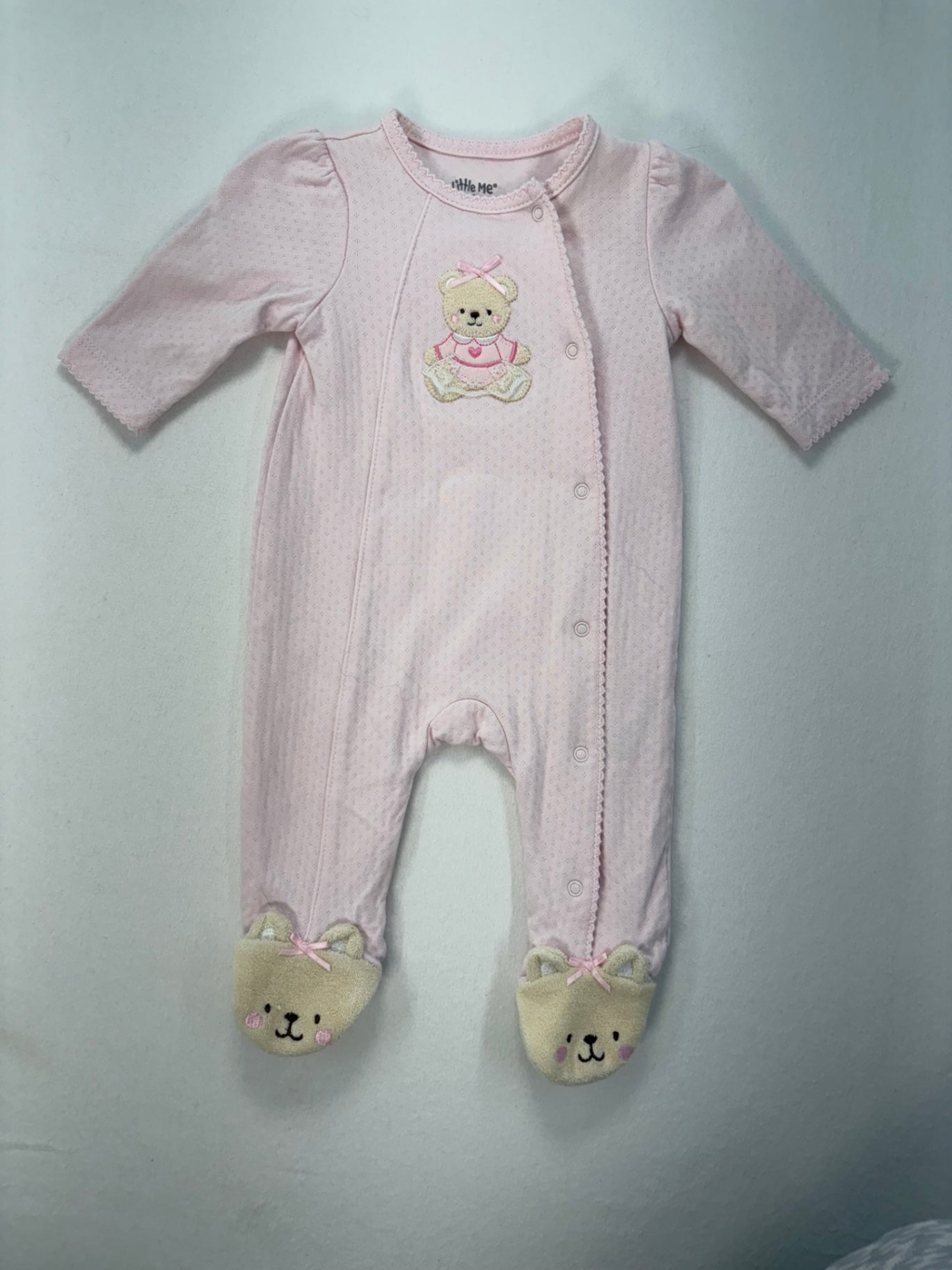 Little Me Sleeper 0-3m Pink
