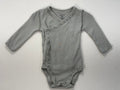Carter's Bodysuit 0-3m Gray and White Stripes