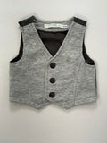 George Vest 0-3m Gray