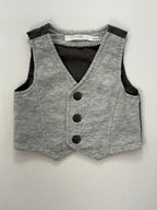 George Vest 0-3m Gray
