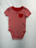 Carter's Bodysuit 3-6m Red and white