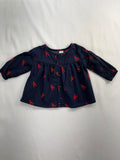 Old Navy Shirt 3-6m Navy w/Lobsters