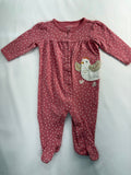 Carter's Sleeper 3-6m Pink Chicken