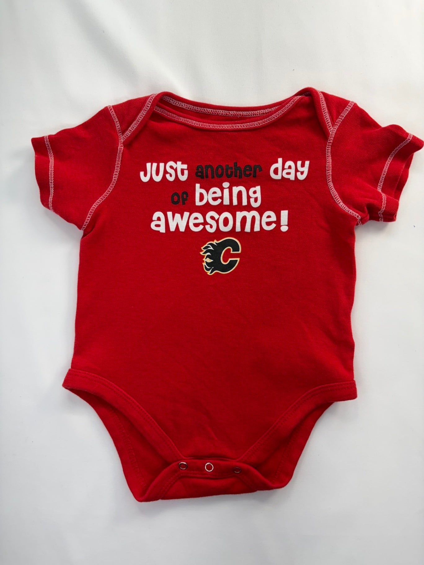NHL Bodysuit 3-6m CGY Flames