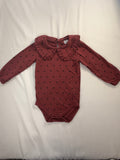 Petit Lem Bodysuit 12-18m Burgundy
