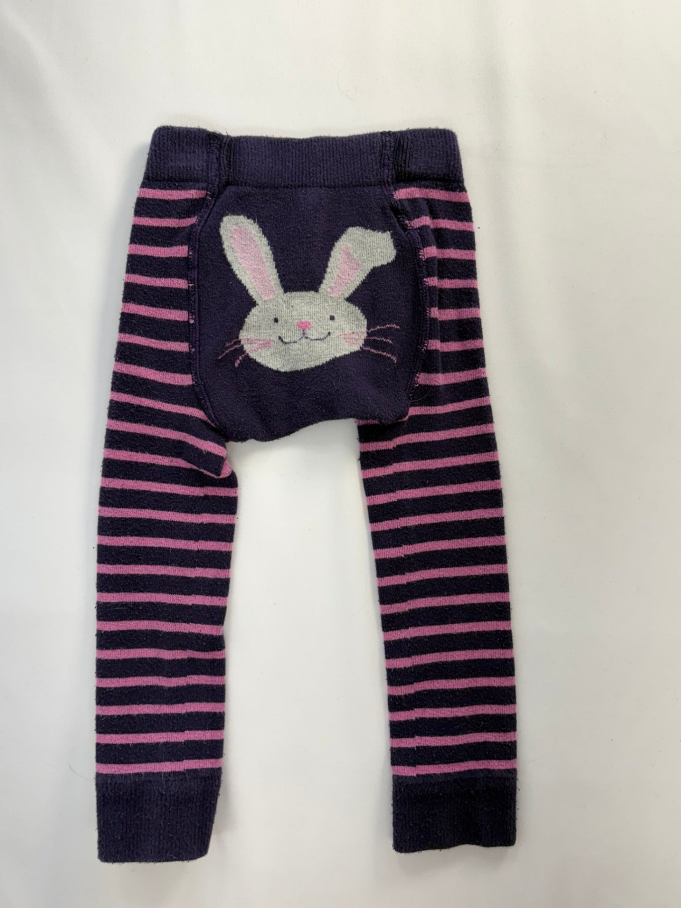 JoJo Maman Bebe Leggings 1-2T Purple Stripes
