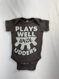 Rabbit Skins Body suit 3-6m Udders