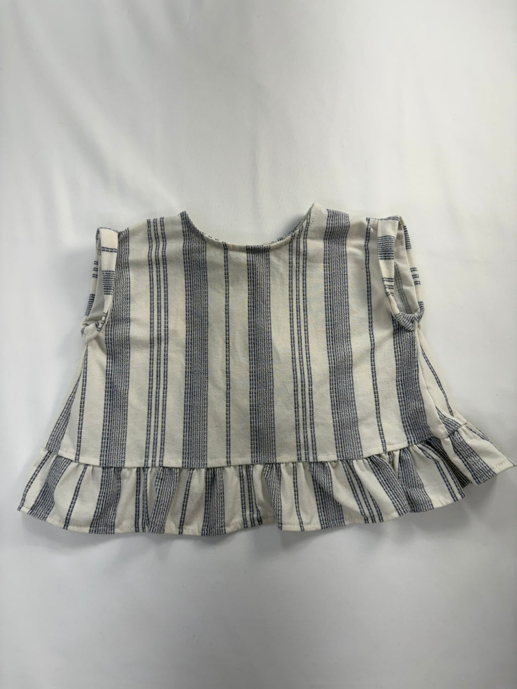 Jessica Simpson Top 6-9m White w/Blue Stripes