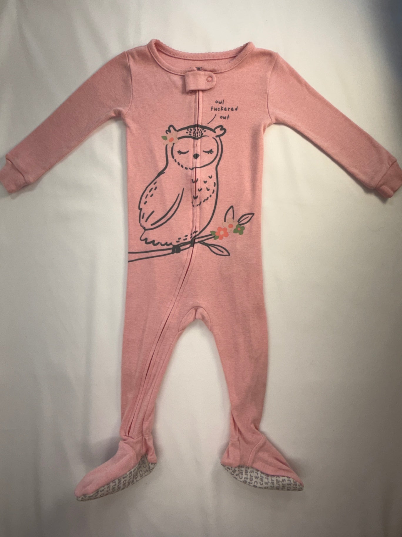 Carter's Sleeper 9-12m Pink Owl