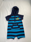 Carter's Romper 6-9m Blue Stripes