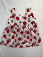 Unknown Dress 6-9m Strawberries