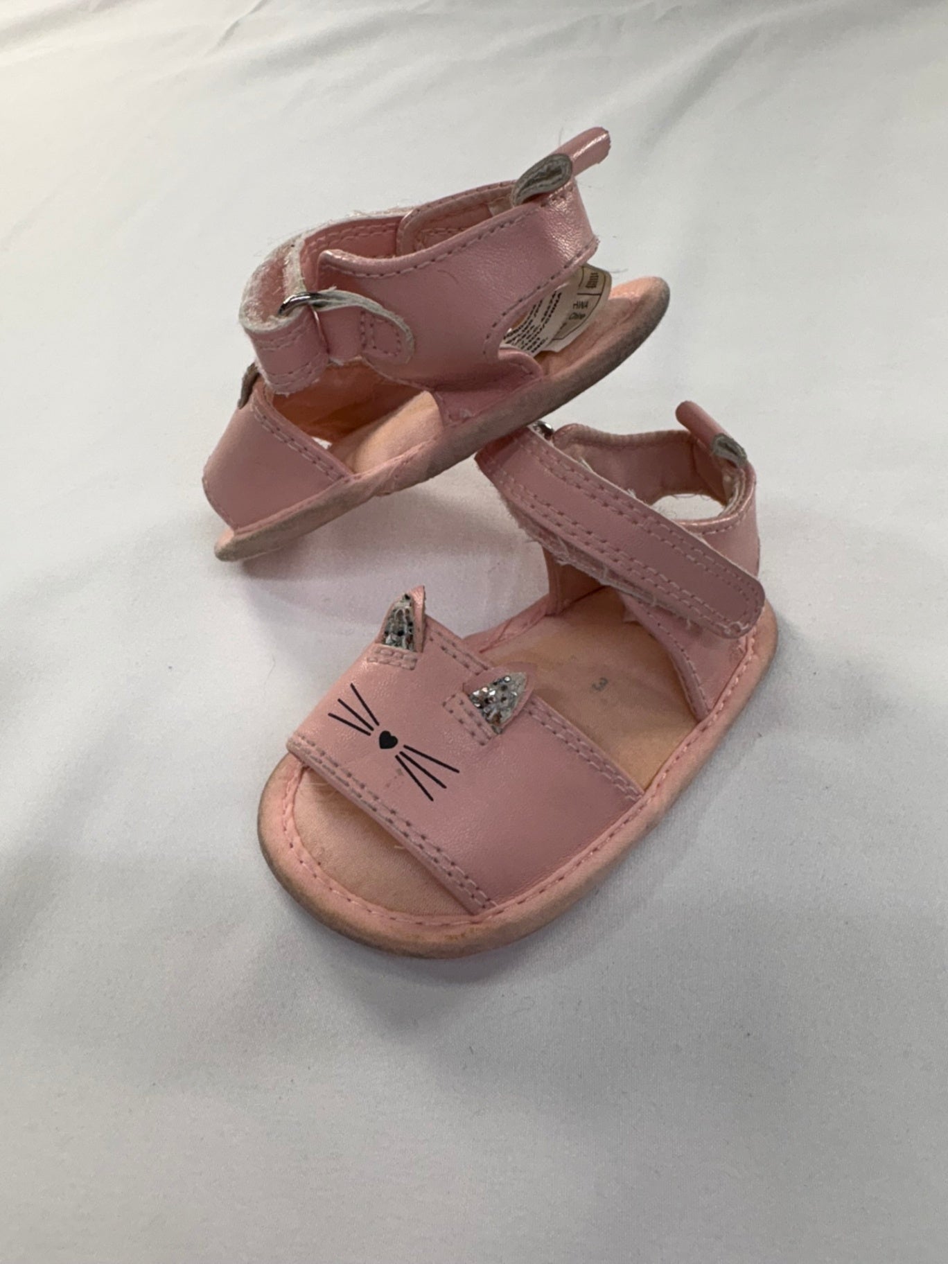 3T Joe Fresh Baby Shoes - Pink Kitty