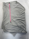 Baby Leaf Nursing Cover o/s Gray and White Stripes