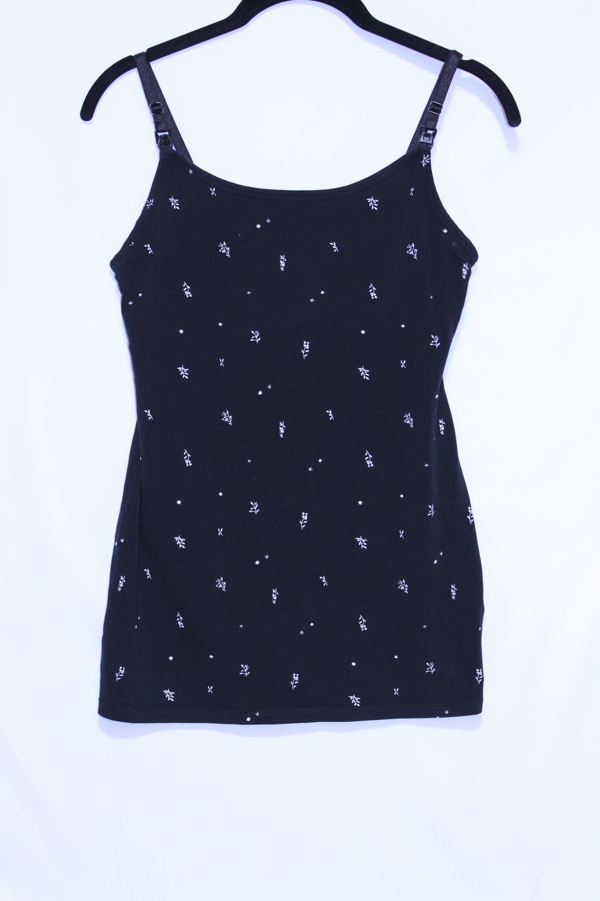XS Thyme Nursing Top Black