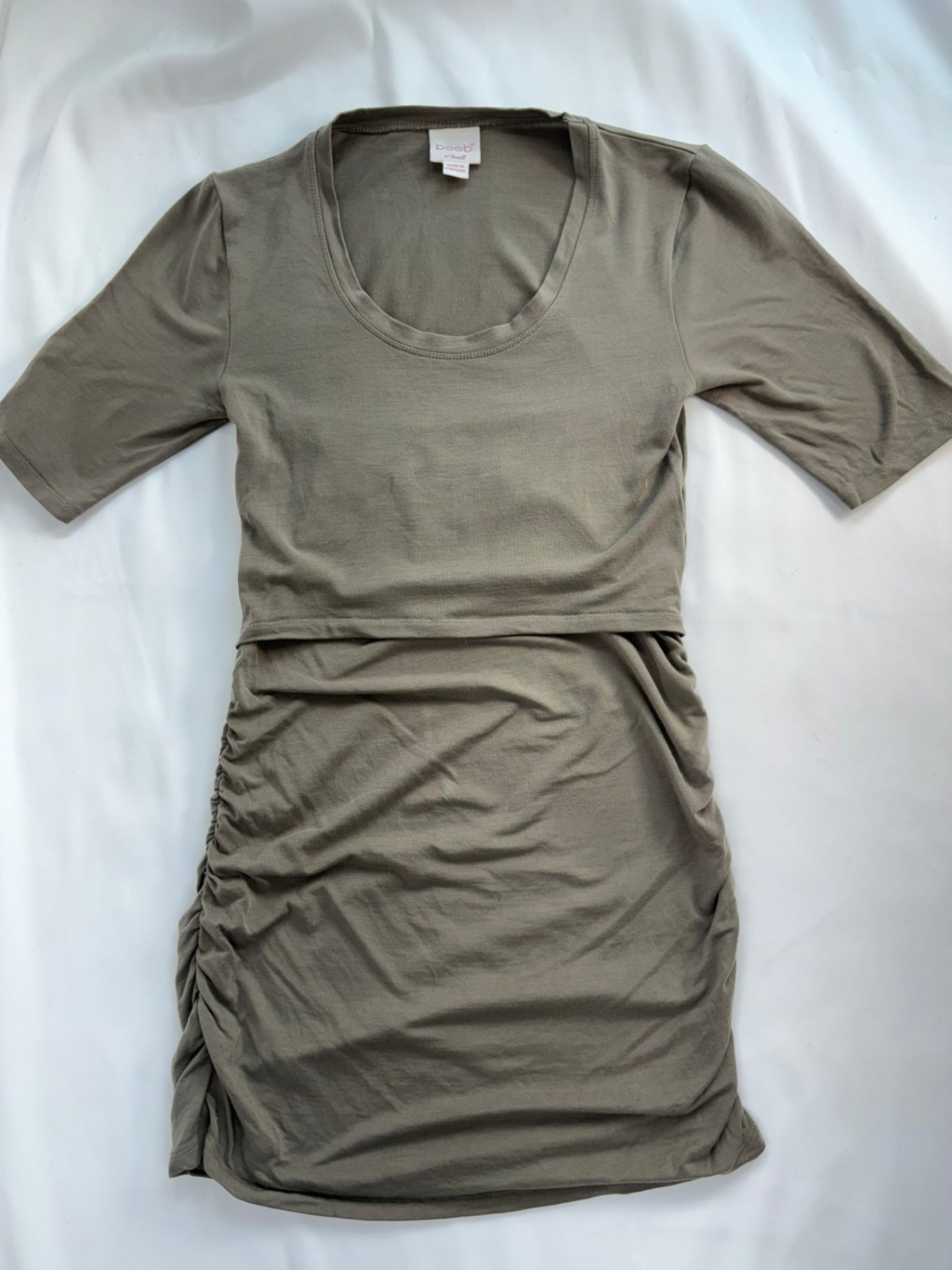 boob Nursing Top XS Olive Green