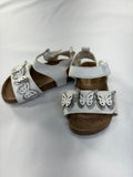 4T Joe Fresh Sandals - White Butterflies