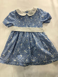The Prairie Dress 18-24m Blue and White