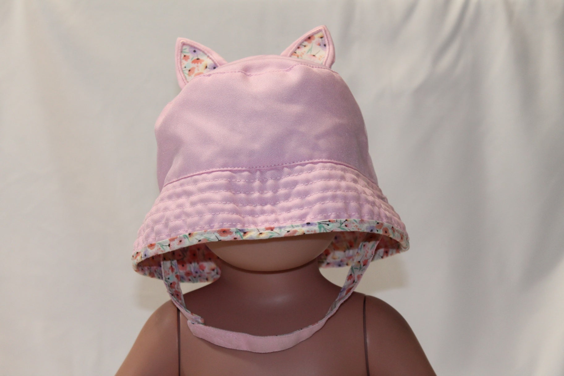 12-24m Joe Fresh Sun Hat Pink Floral