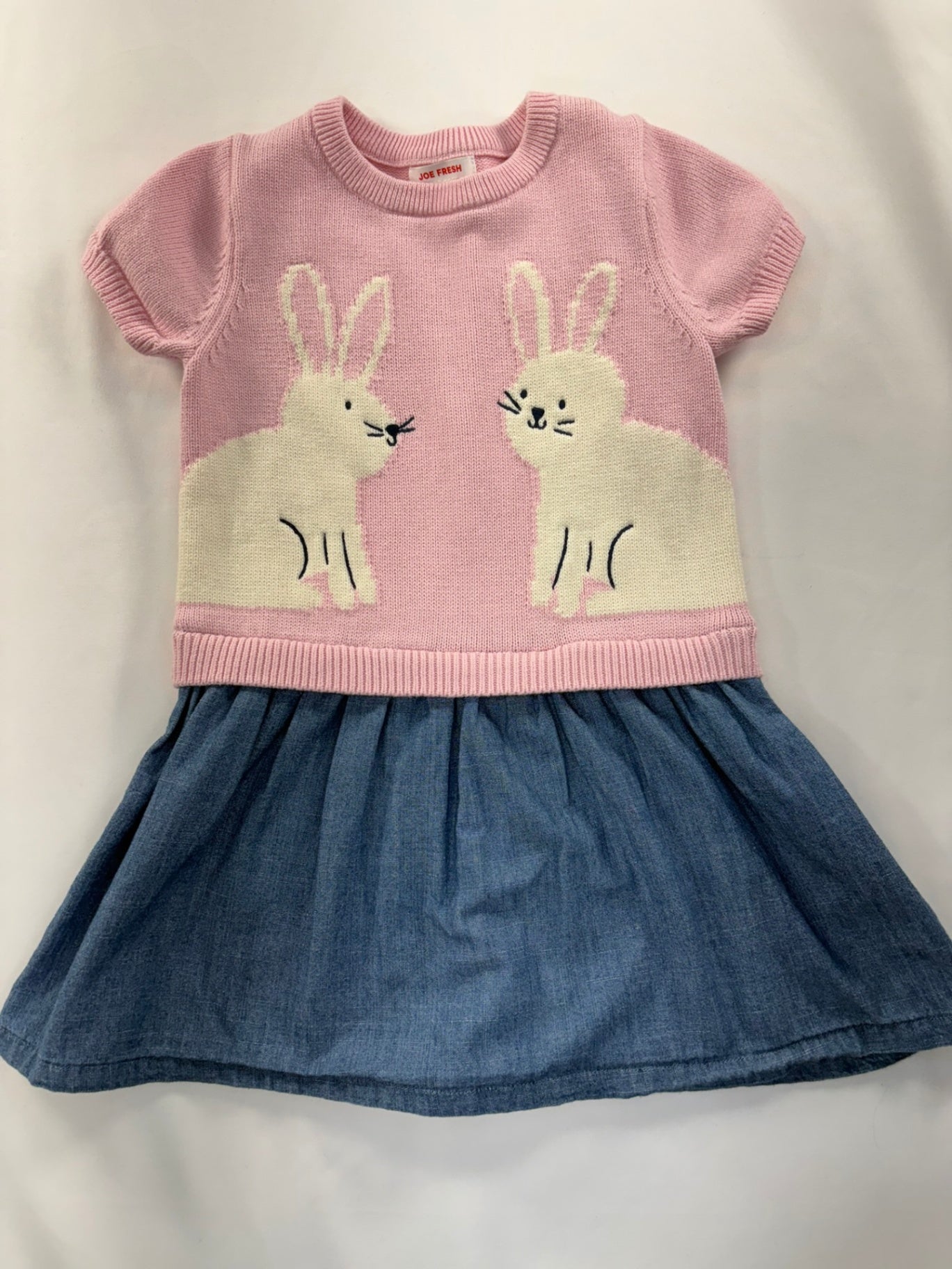 Joe Fresh Dress 3T Pink and Blue