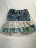 The Children’s Place Denim Skirt 3T Denim w/Ruffles