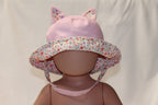 12-24m Joe Fresh Sun Hat Pink Floral
