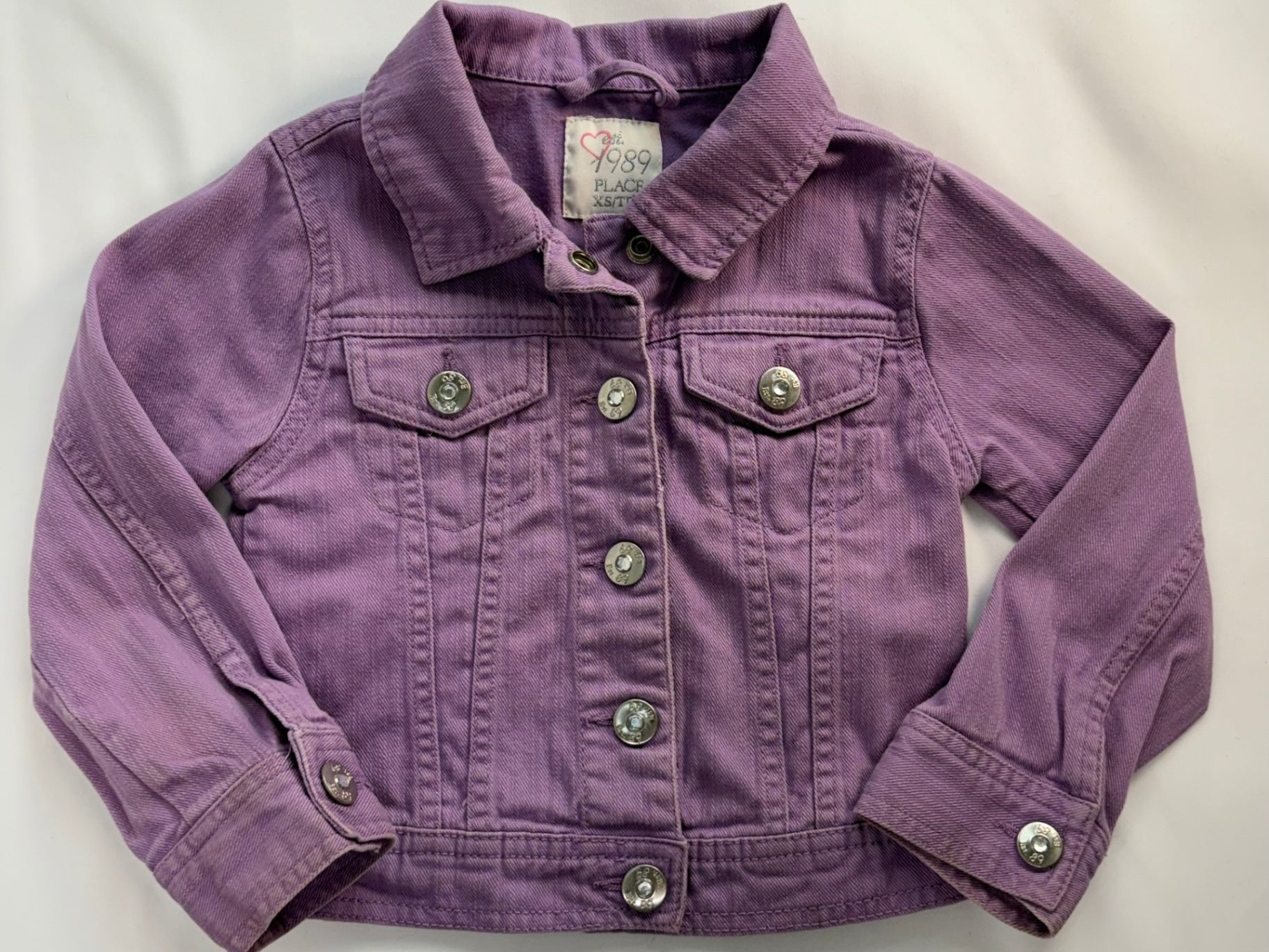 The Children’s Place Denim Jacket 4 Purple