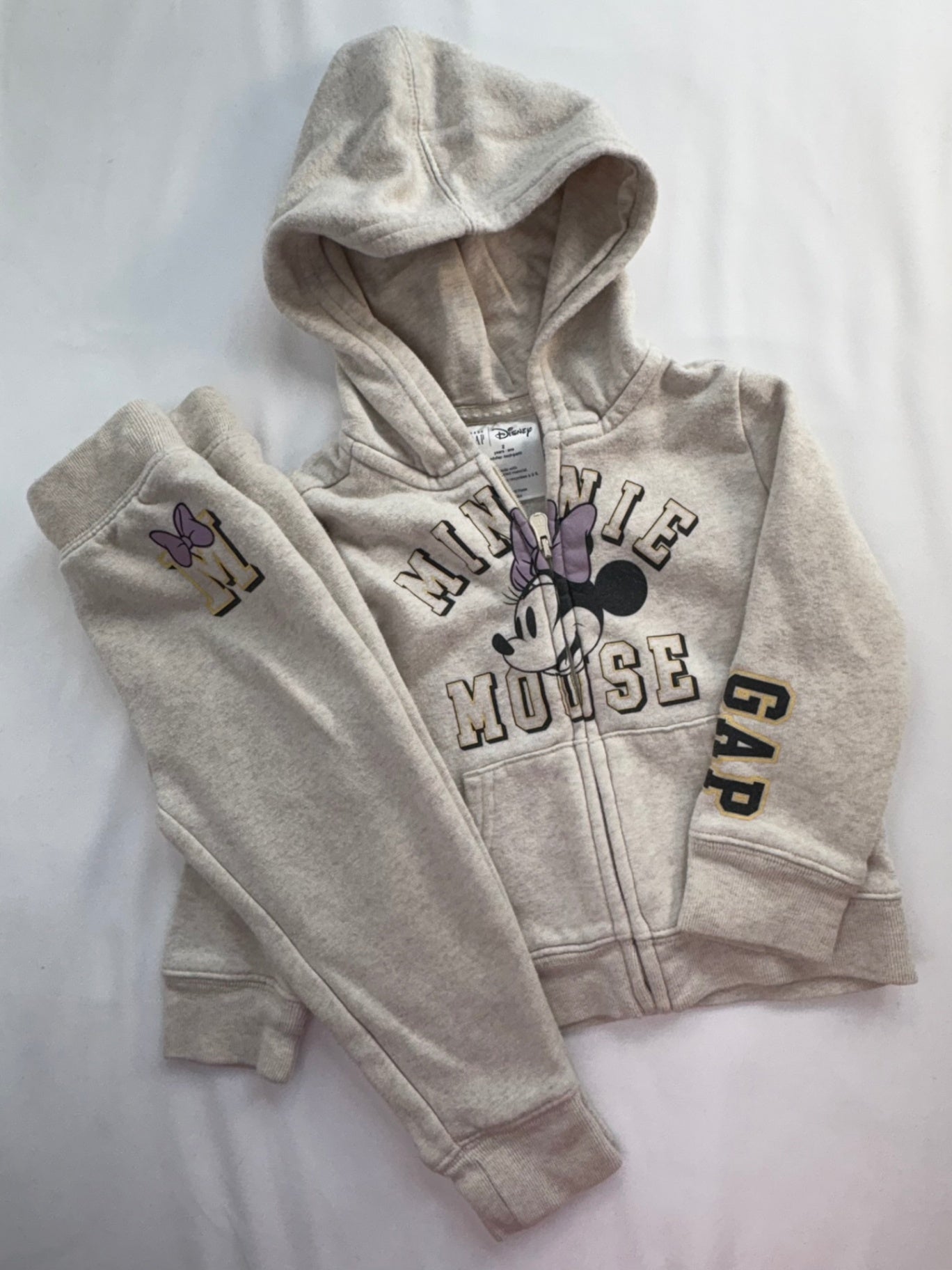 Baby GAP Sweat Suit 2T Beige