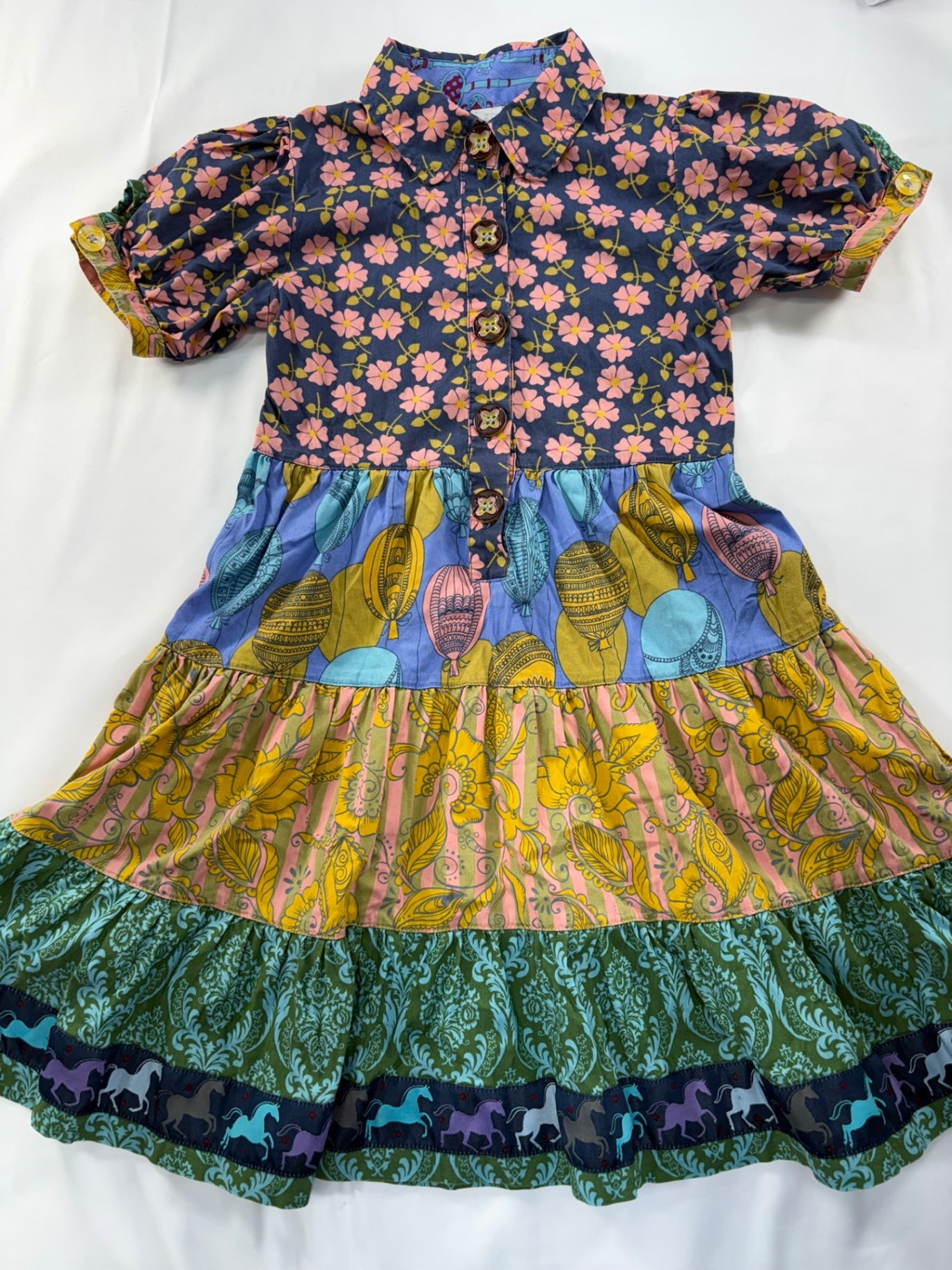 6 Paint by Numbers by Matilda Jane Dress Mixed Print