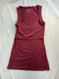 boob Nursing Top XS Burgundy