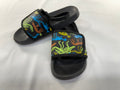 11/12Y Unknown Sandals - Black w/Dinos