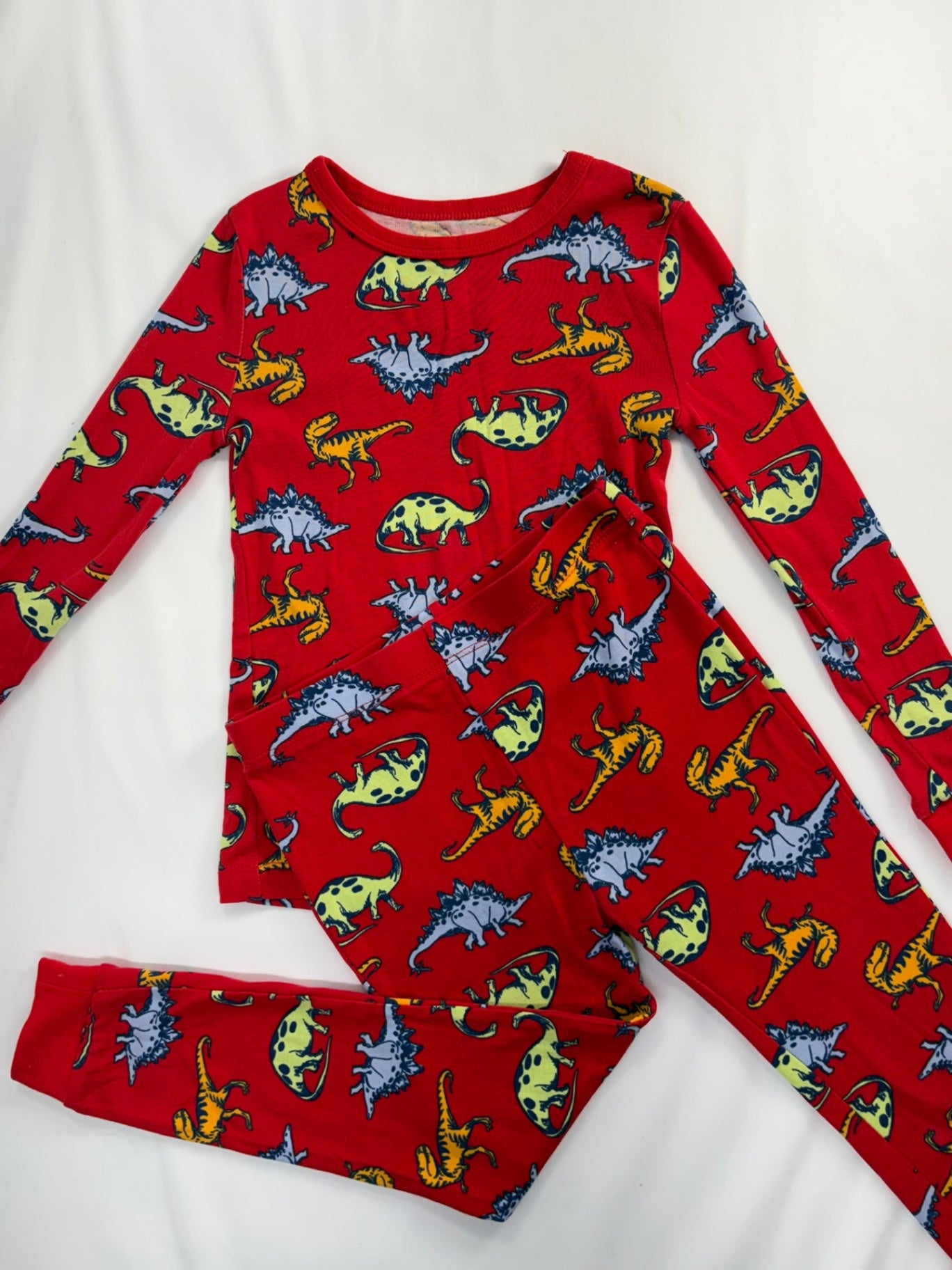 5 Joe Fresh 2-Piece Set: PJs - Red w/Dinos