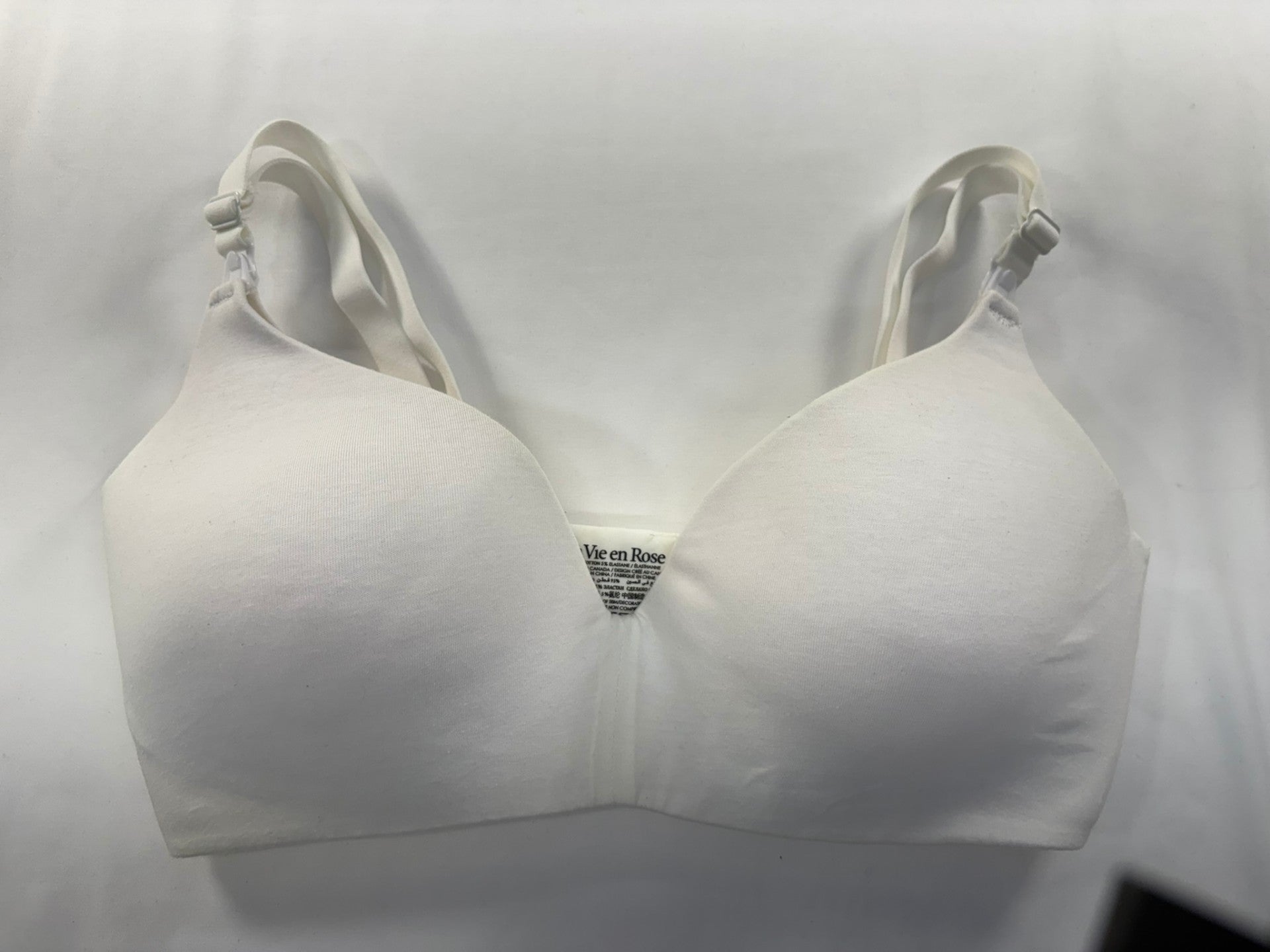 36D la Vie en Rose Nursing Bra White