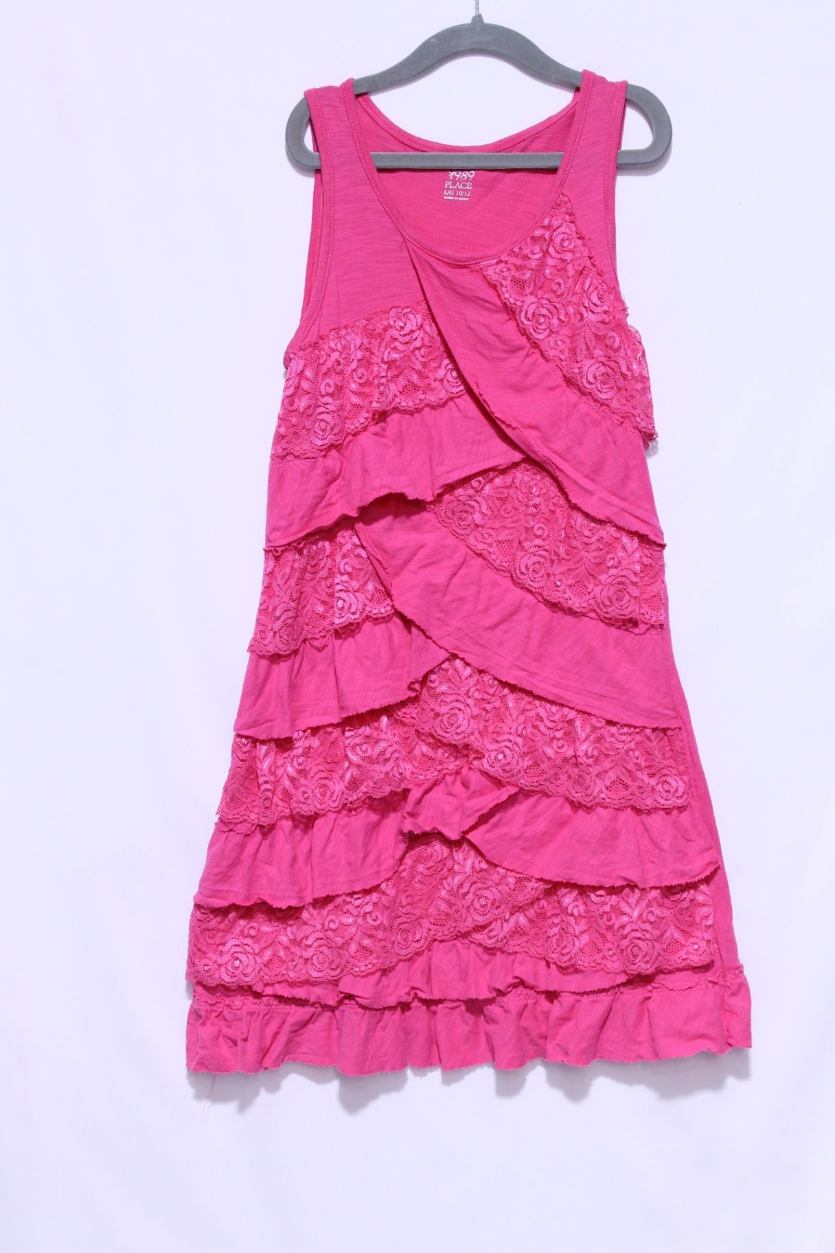10/12Y The Children's Place Dress - Pink Lion