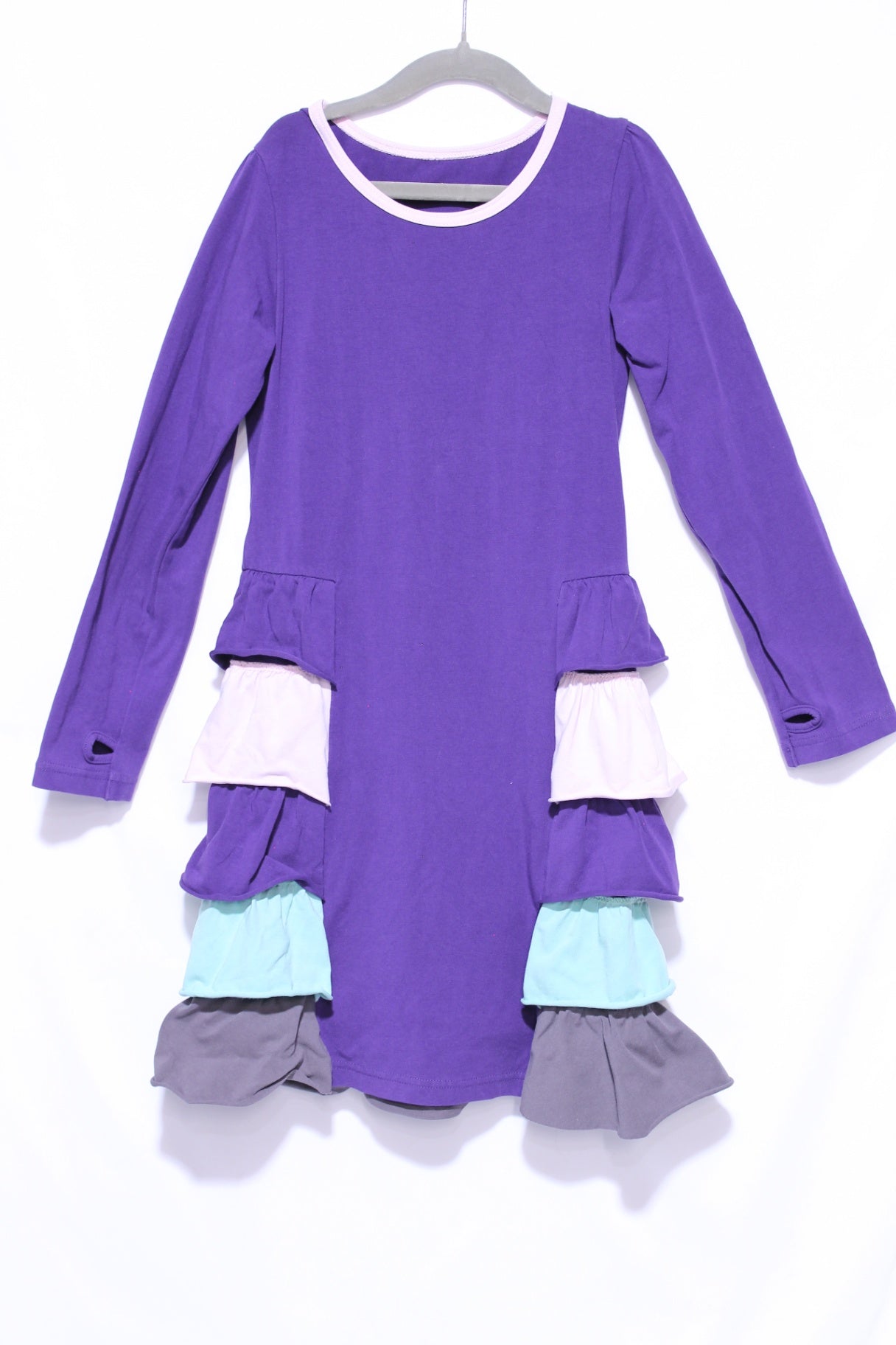 7 Peekaboo Beans Casual Dress - Purple