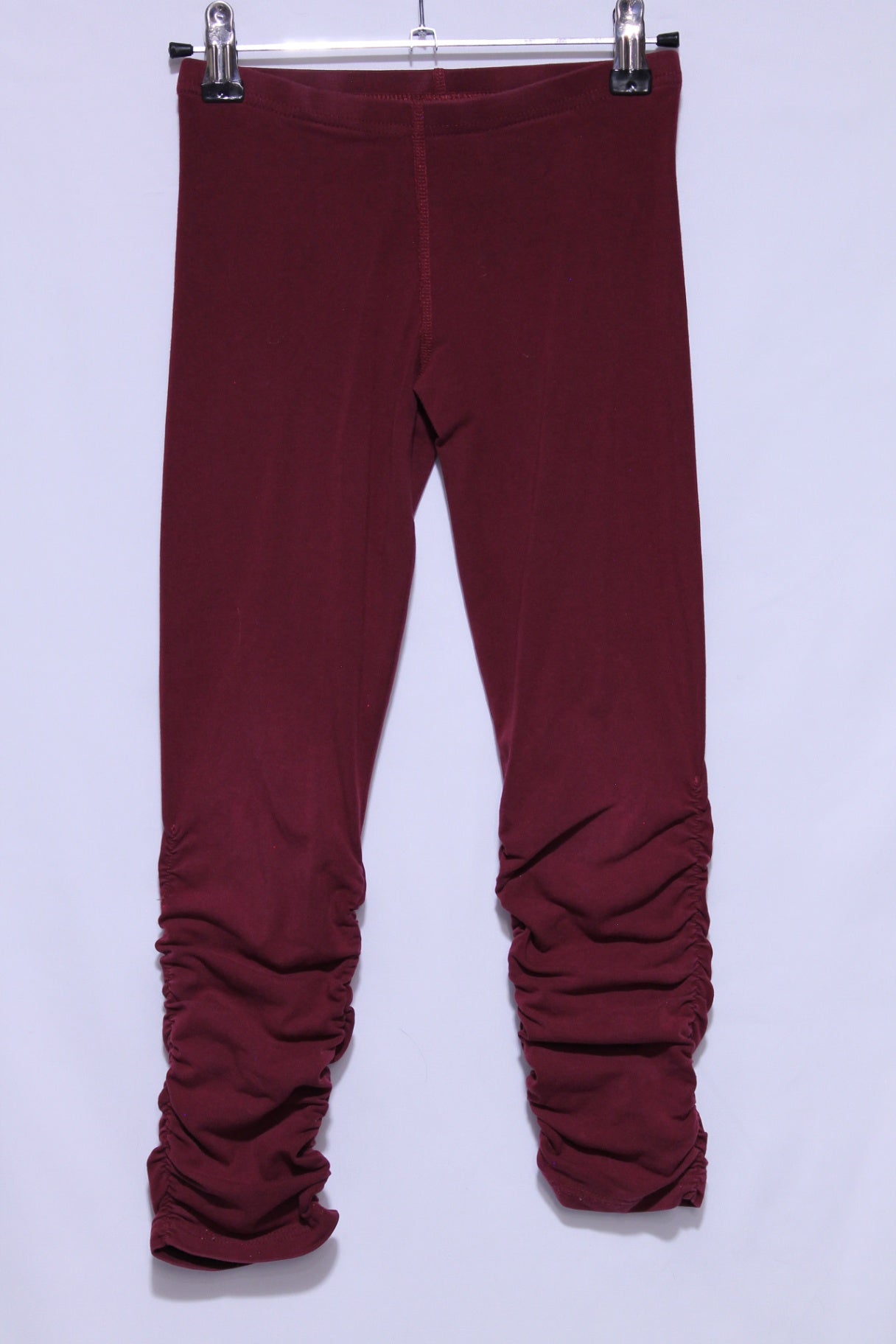7 Peekaboo Beans Leggings - Burgundy