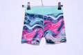 5 Hot Gear Shorts Turquoise w/Swirls