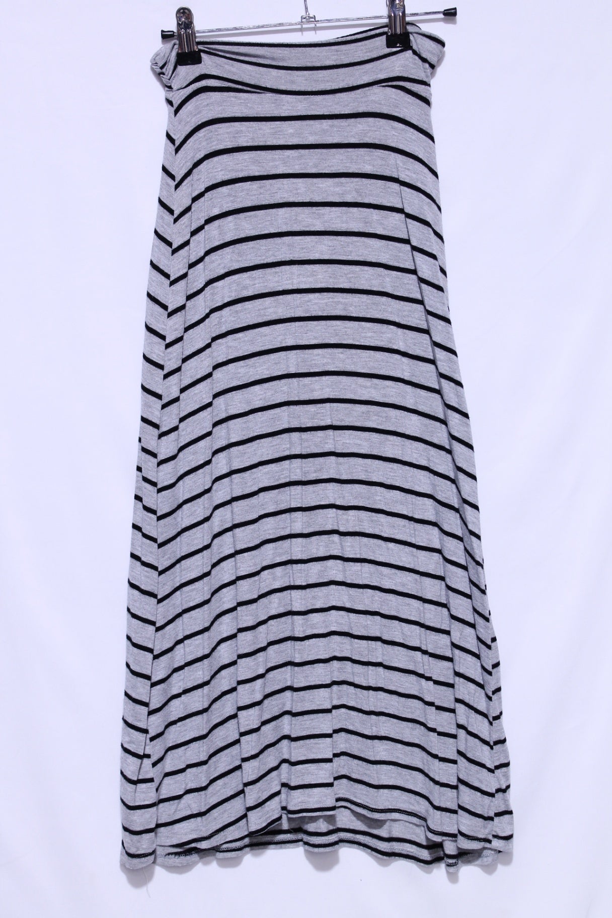 7 Banana Lemon Kids Skirt - Grey w/Stripes