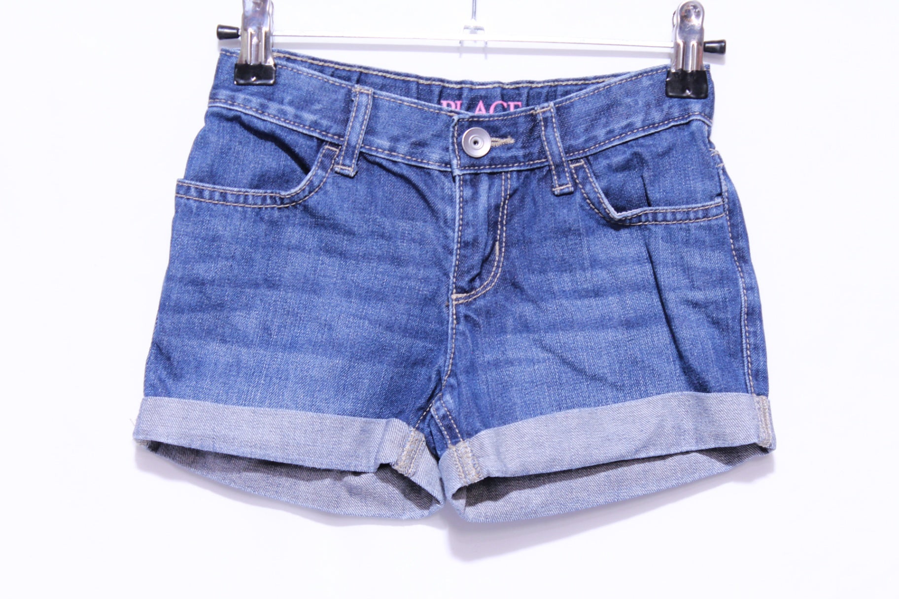 6 The Children's Place Denim Shorts - Denim Blue