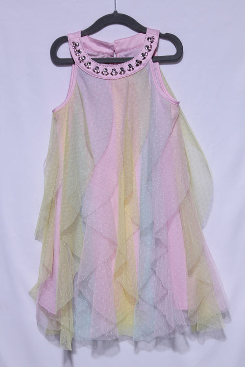 **2 marks**6 Tahari Party Dress - Pastel Rainbow