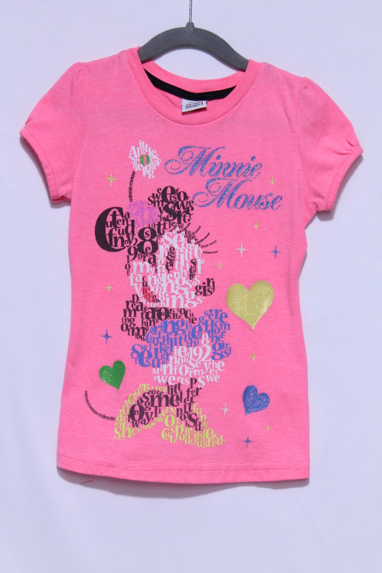 4 Disney T-Shirt Hot Pink