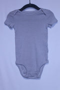 6-9m Precious Firsts Bodysuit - Grey Stripes